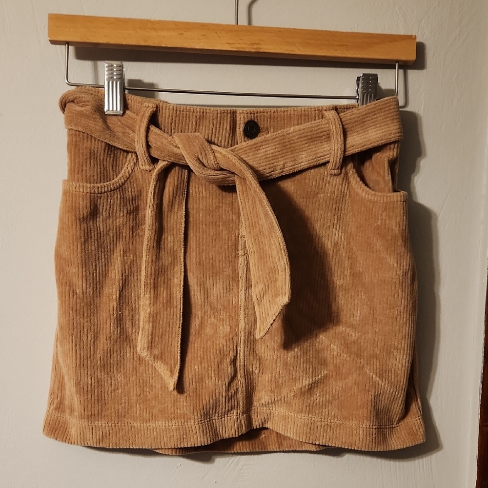 Abercrombie Kids Brown Corduroy Skirt